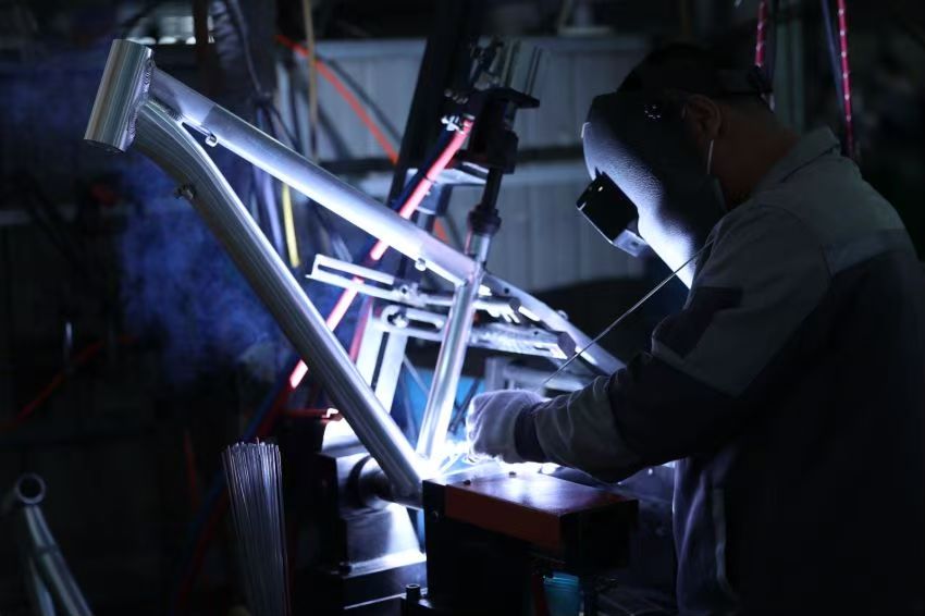 Welding production line